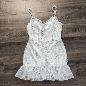 🌹 Parisian Flirty Floral Mini Dress 🌹